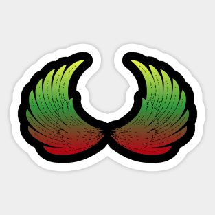 Reggae wings Sticker